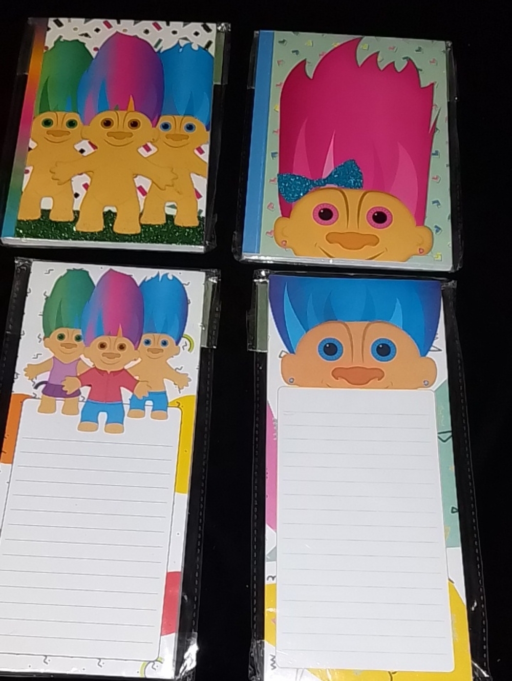 Trolls Bulk - 2 x Notepad And 2 x Journals